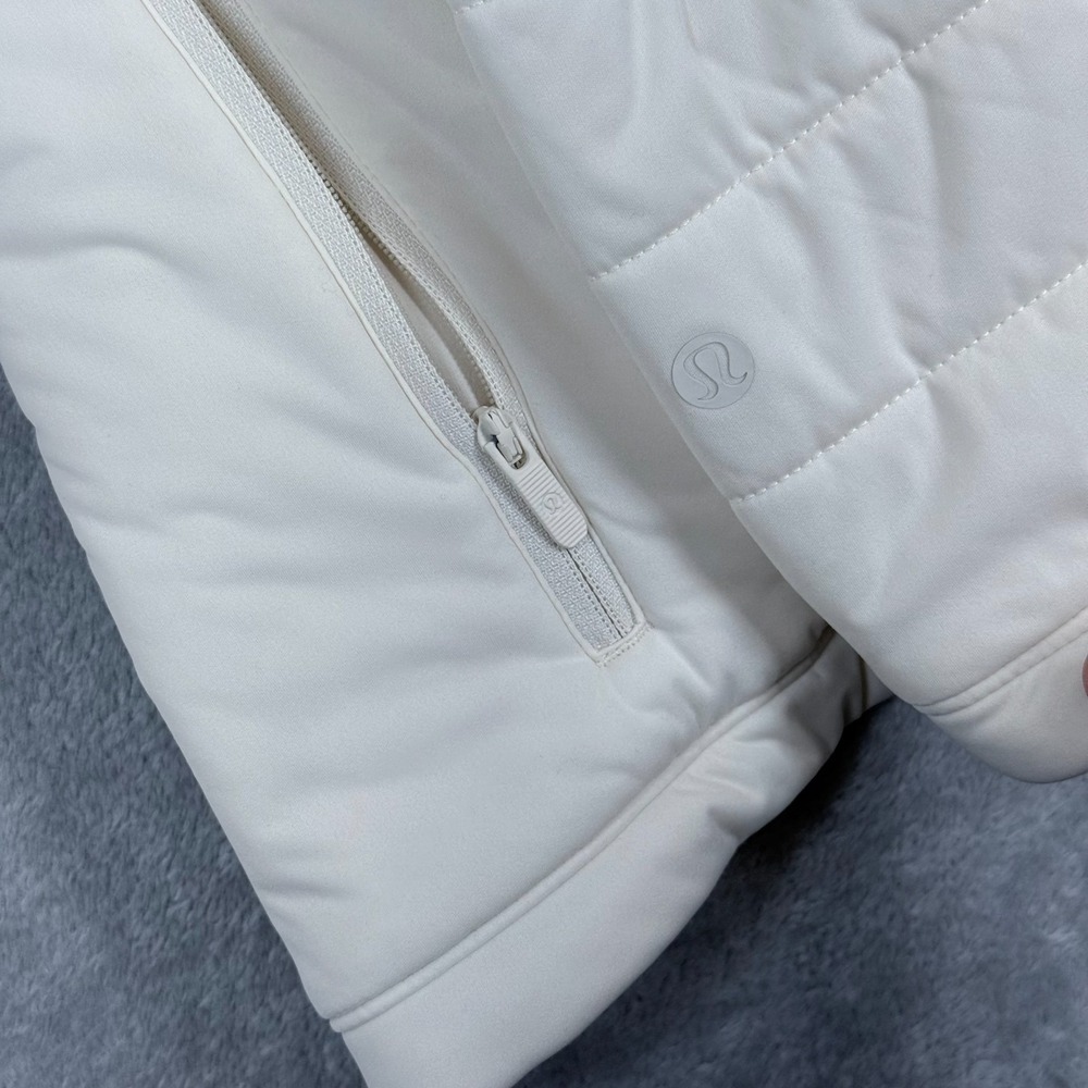 Lululemon Dynamic Movement Puffer Hoodie Womens 6 Pullover Quilted Sweatshirt - Picture 4 of 10